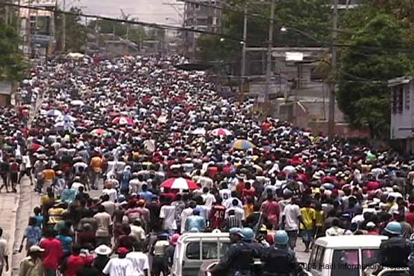 Image result for haiti demonstrations