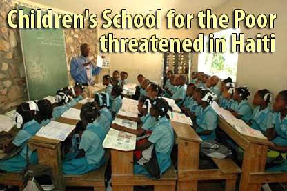 Children's school for the Poor threatened in Haiti - Aug 8, 2008