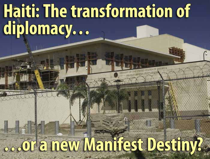 The New US Embassy in Haiti is nearing completion