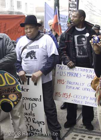 Black Panthers at HAC demo