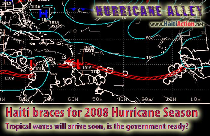Tropical Storm approaches haiti