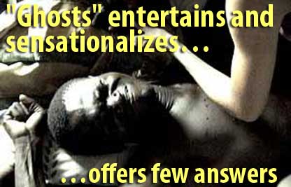 Still image from Anti-Aristide narrative fim. Showing Lele, a french agent having sex with a young Haitian man.